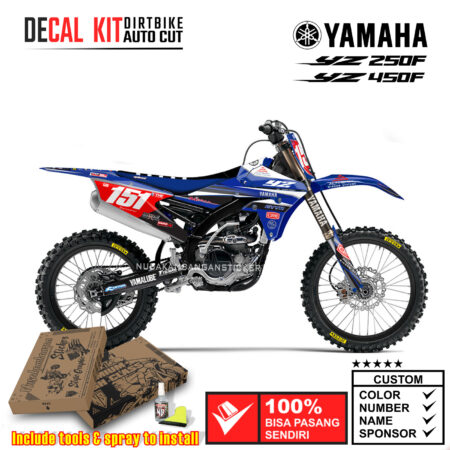 Decal Kit Sticker Supermoto Dirtbike Yamaha YZ 250-450 FX Motocross Graphic Decal 02