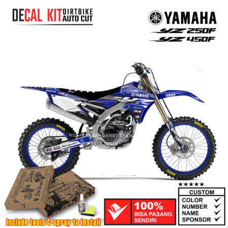 Decal Kit Sticker Supermoto Dirtbike Yamaha YZ 250-450 FX Motocross Graphic Decal 04