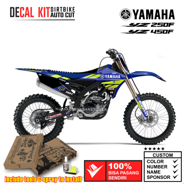 Decal Kit Sticker Supermoto Dirtbike Yamaha YZ 250-450 FX Motocross Graphic Decal 09