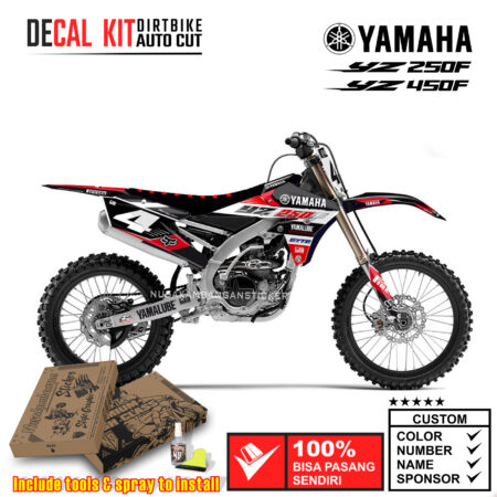 Decal Kit Sticker Supermoto Dirtbike Yamaha YZ 250-450 FX Motocross Graphic Decal 13