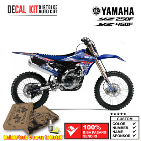 Decal Kit Sticker Supermoto Dirtbike Yamaha YZ 250-450 FX Motocross Graphic Decal 16