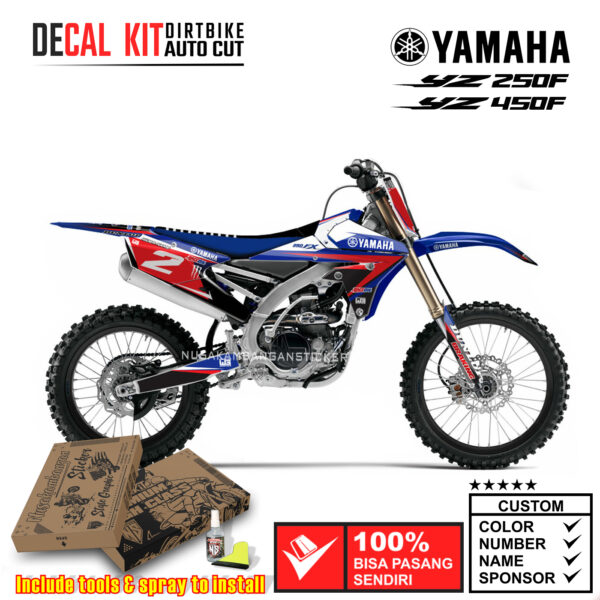 Decal Kit Sticker Supermoto Dirtbike Yamaha YZ 250-450 FX Motocross Graphic Decal 17