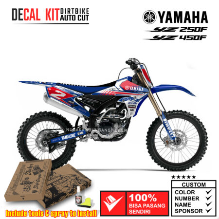 Decal Kit Sticker Supermoto Dirtbike Yamaha YZ 250-450 FX Motocross Graphic Decal 21