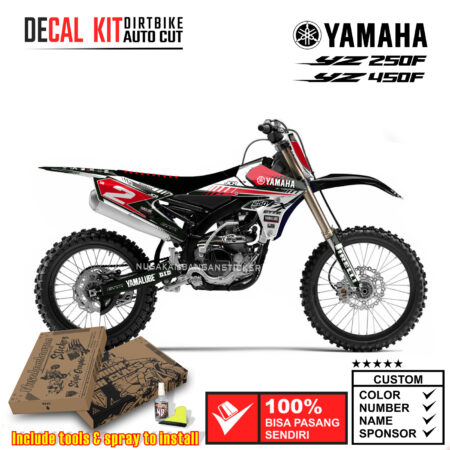 Decal Kit Sticker Supermoto Dirtbike Yamaha YZ 250-450 FX Motocross Graphic Decal 23