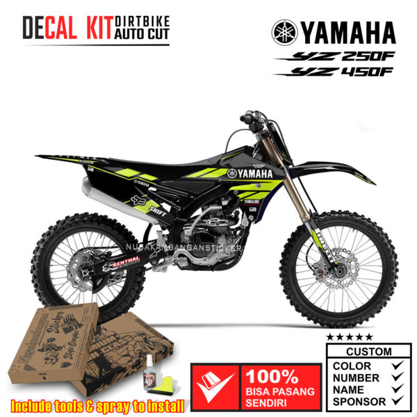 Decal Kit Sticker Supermoto Dirtbike Yamaha YZ 250-450 FX Motocross Graphic Decal 25