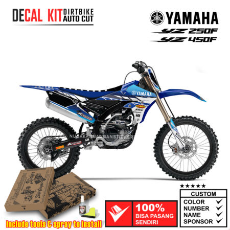 Decal Kit Sticker Supermoto Dirtbike Yamaha YZ 250-450 FX Motocross Graphic Decal 27