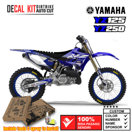 Decal Kit Sticker Supermoto Dirtbike Yamaha Yz 125-250 Motocross Graphic Decals 07