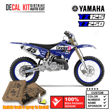 Decal Kit Sticker Supermoto Dirtbike Yamaha Yz 125-250 Motocross Graphic Decals 08