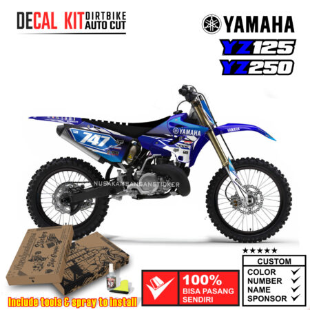 Decal Kit Sticker Supermoto Dirtbike Yamaha Yz 125-250 Motocross Graphic Decals 15