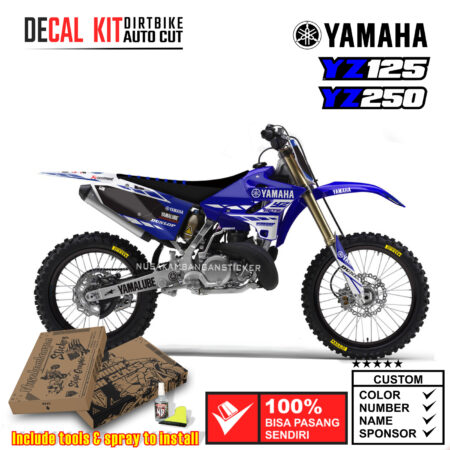 Decal Kit Sticker Supermoto Dirtbike Yamaha Yz 125-250 Motocross Graphic Decals 18