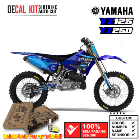 Decal Kit Sticker Supermoto Dirtbike Yamaha Yz 125-250 Motocross Graphic Decals 26