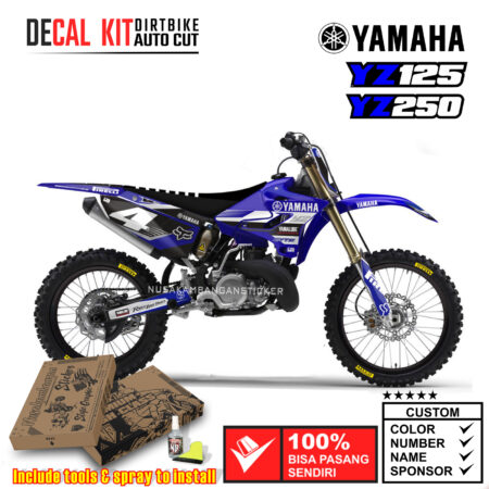 Decal Kit Sticker Supermoto Dirtbike Yamaha Yz 125-250 Motocross Graphic Decals 27
