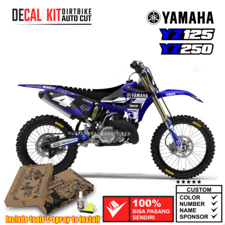 Decal Kit Sticker Supermoto Dirtbike Yamaha Yz 125-250 Motocross Graphic Decals 28