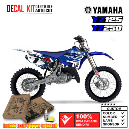 Decal Kit Sticker Supermoto Dirtbike Yamaha Yz 125-250 Motocross Graphic Decals 30
