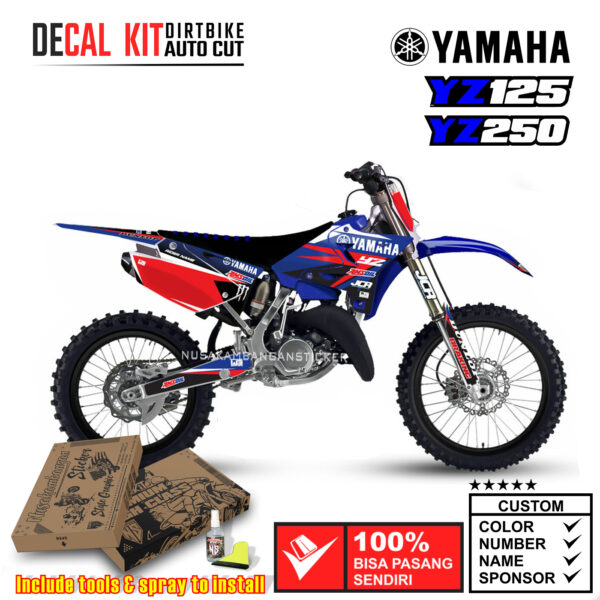 Decal Kit Sticker Supermoto Dirtbike Yamaha Yz 125-250 Motocross Graphic Decals 31