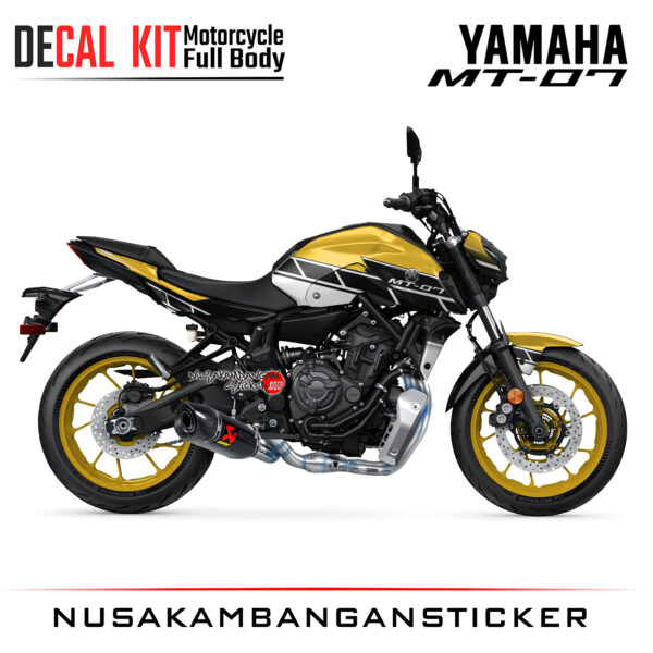 Decal Kit Sticker Yamaha MT 07 Big Bike Decal Livery Yamaha Anniversary 04 Motosport Graphic