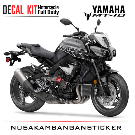 Decal Kit Sticker Yamaha Mt 10 Spesial Yamaha Anniversary Grey Big Bike Decals Motorsport Modifikasi