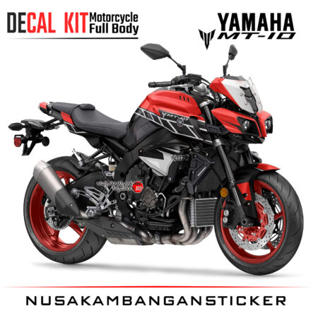 Decal Kit Sticker Yamaha Mt 10 Spesial Yamaha Anniversary Red Big Bike Decals Motorsport Modifikasi