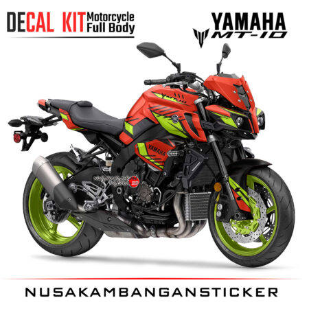 Decal Kit Sticker Yamaha Mt 10 Teal Orens Big Bike Decals Motorsport Modifikasi