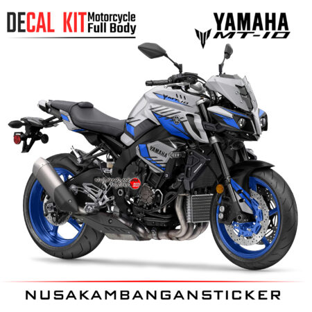 Decal Kit Sticker Yamaha Mt 10 Teal White Blue Big Bike Decals Motorsport Modifikasi