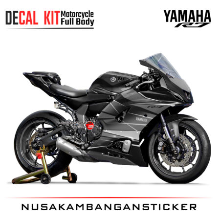 Decal Kit Sticker Yamaha YZF R7 Black Grey Racing Big Bike Decal Modification