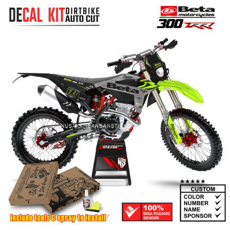Decal Sticker Kit Supermoto Dirtbike Beta 300 RR MLWKE 03 Motocross Graphic