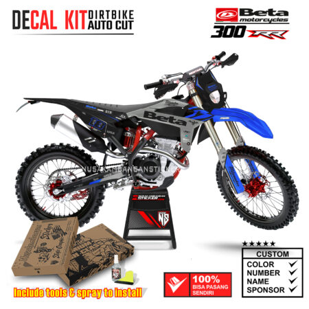 Decal Sticker Kit Supermoto Dirtbike Beta 300 RR MLWKE 10 Motocross Graphic