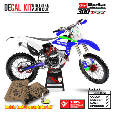 Decal Sticker Kit Supermoto Dirtbike Beta 300 RR Spesial Graphic NSDCL 03 Motocross Graphic