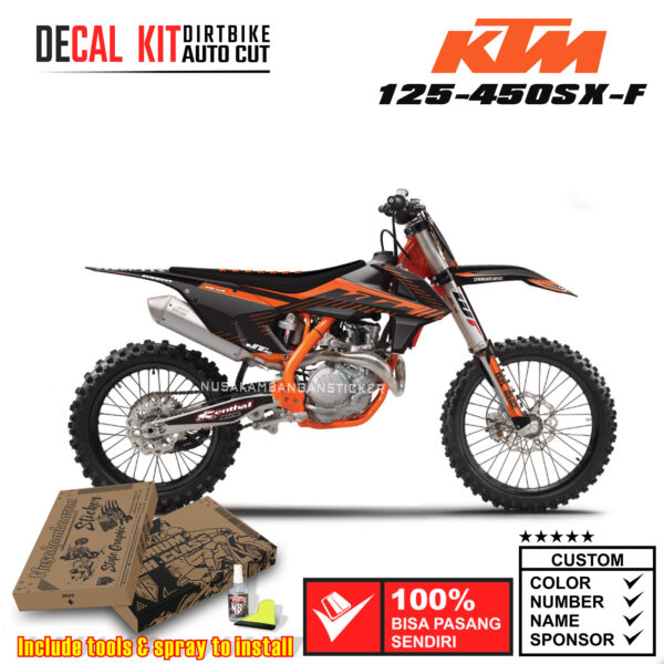 Decal Sticker Kit Supermoto Dirtbike KTM 2016 - 2019 Graphic 05 Motocross Decal