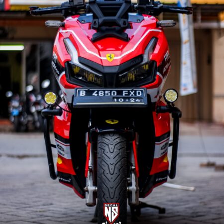 Decal Sticker Honda ADV 150 Ferari f1 merah 14