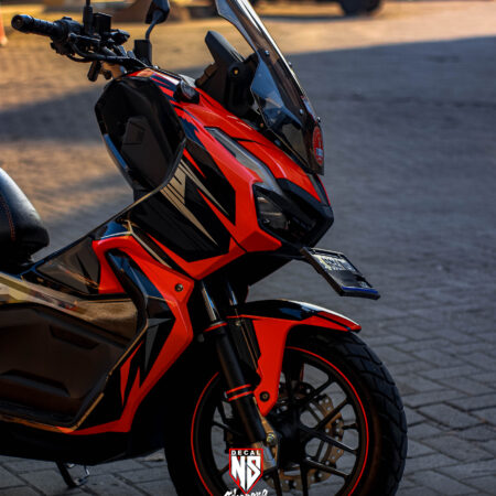 Decal Sticker Honda ADV 150 Graphic Merah 04