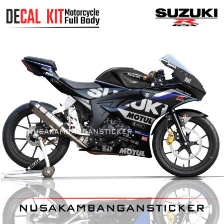 Decal Sticker Motor Suzuki GSX 150 R EWC Livery Hitam Motorcycle Graphic