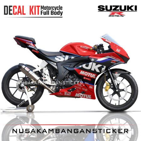 Decal Sticker Motor Suzuki GSX 150 R EWC Livery Merah Motorcycle Graphic