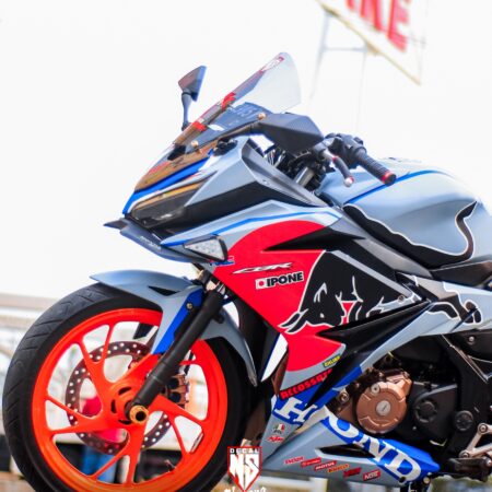 Decal Stiker Honda CBR 150 ALL New Banteng Silver 1