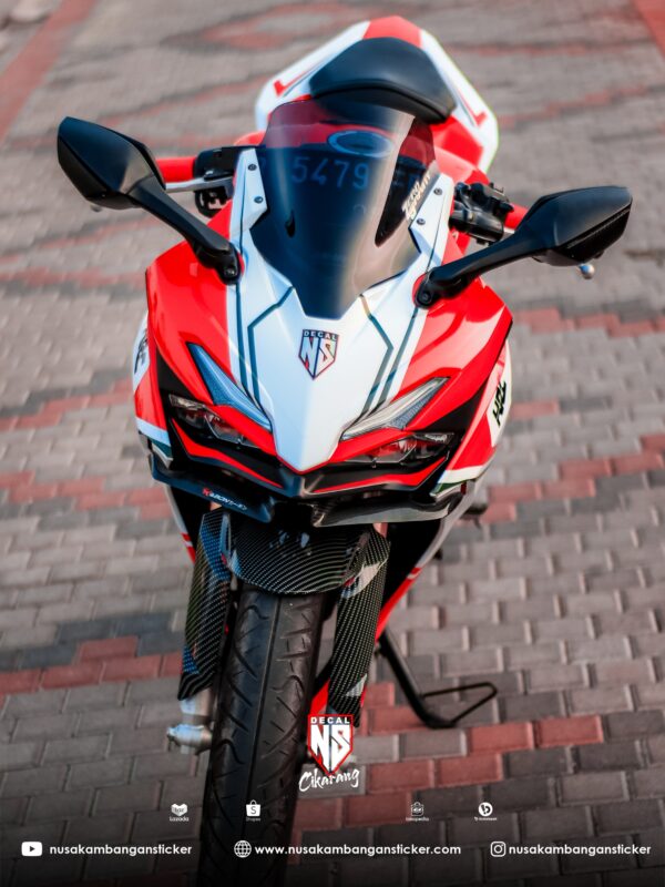 Decal Stiker Honda CBR 250 Livery Ducati Merah 10