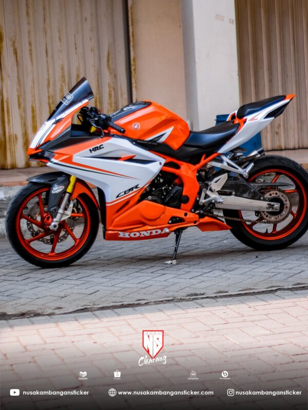Decal Stiker Honda CBR 250 Livery Ducati Merah 14