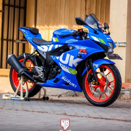 Decal Stiker Suzuki GSX R 150 Biru 01