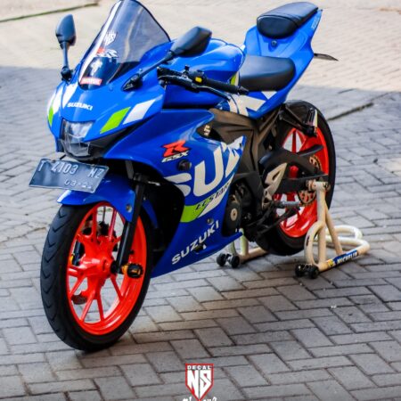 Decal Stiker Suzuki GSX R 150 Biru 03