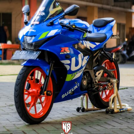 Decal Stiker Suzuki GSX R 150 Biru 05