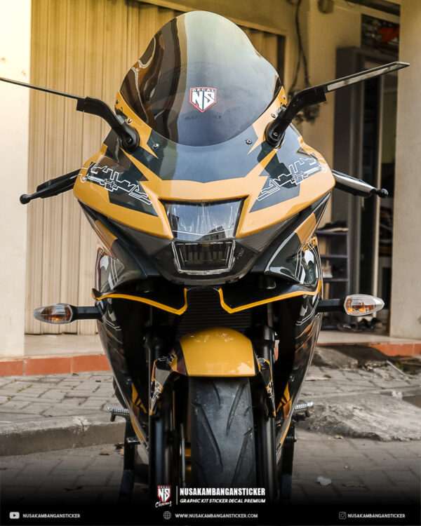 Decal Stiker GSX 150 R bumble bee kuning full body 04