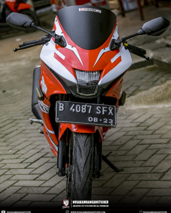 Desain Motor Suzuki GSXR 150 Ducati Merah Cutting Stiker Decal Sticker Full Body 03