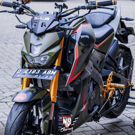 Desain Motor Xabre Punisher Hijau Armi Modifikasi Stiker Full Body 02