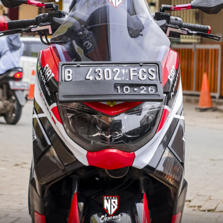 Sticker Motor Yamaha Nmax 155 Ferrari Merah Modifikasi Stiker Full Body 03