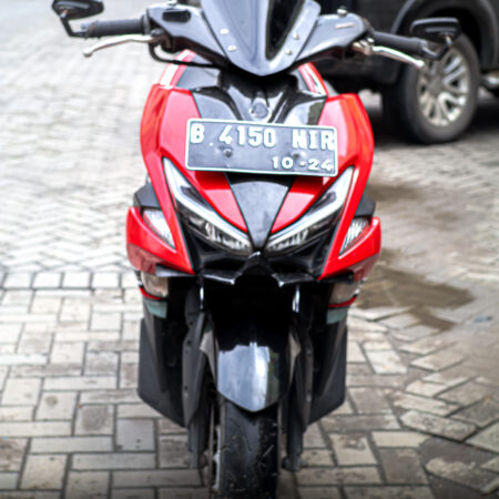 DECAL STICKER AEROX 155 MONSTER MERAH HITAM 07
