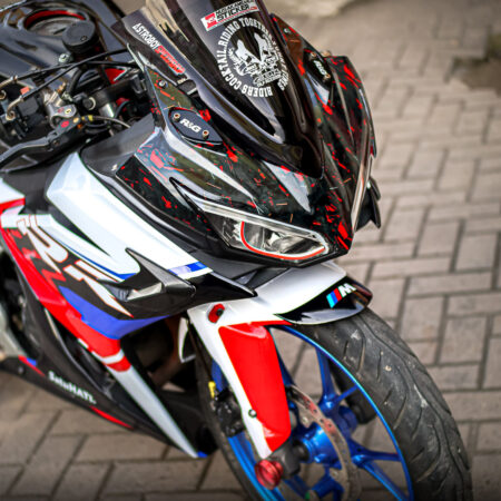 striping motor cbr 150 bmw rr 07