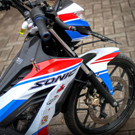 striping stiker sonic biru merah putih 05