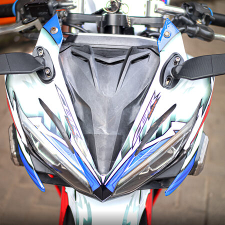 Decal Stiker CBR 150R Putih Merah Biru Fullbody 07