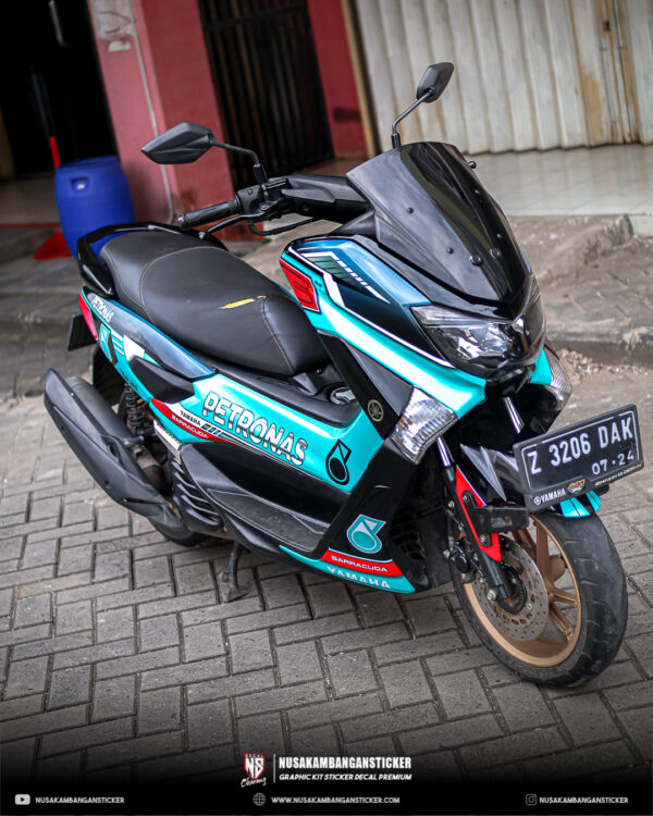 Stiker Motor NMAX Petronas Biru Tosca Fullbody 02
