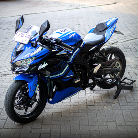 Stiker Motor R6 Biru Hitam Fullbody 02