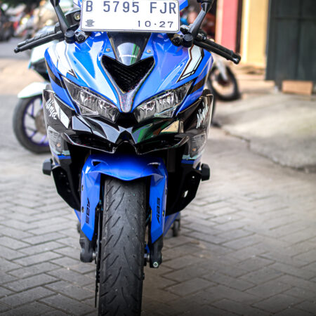 Stiker Motor R6 Biru Hitam Fullbody 07